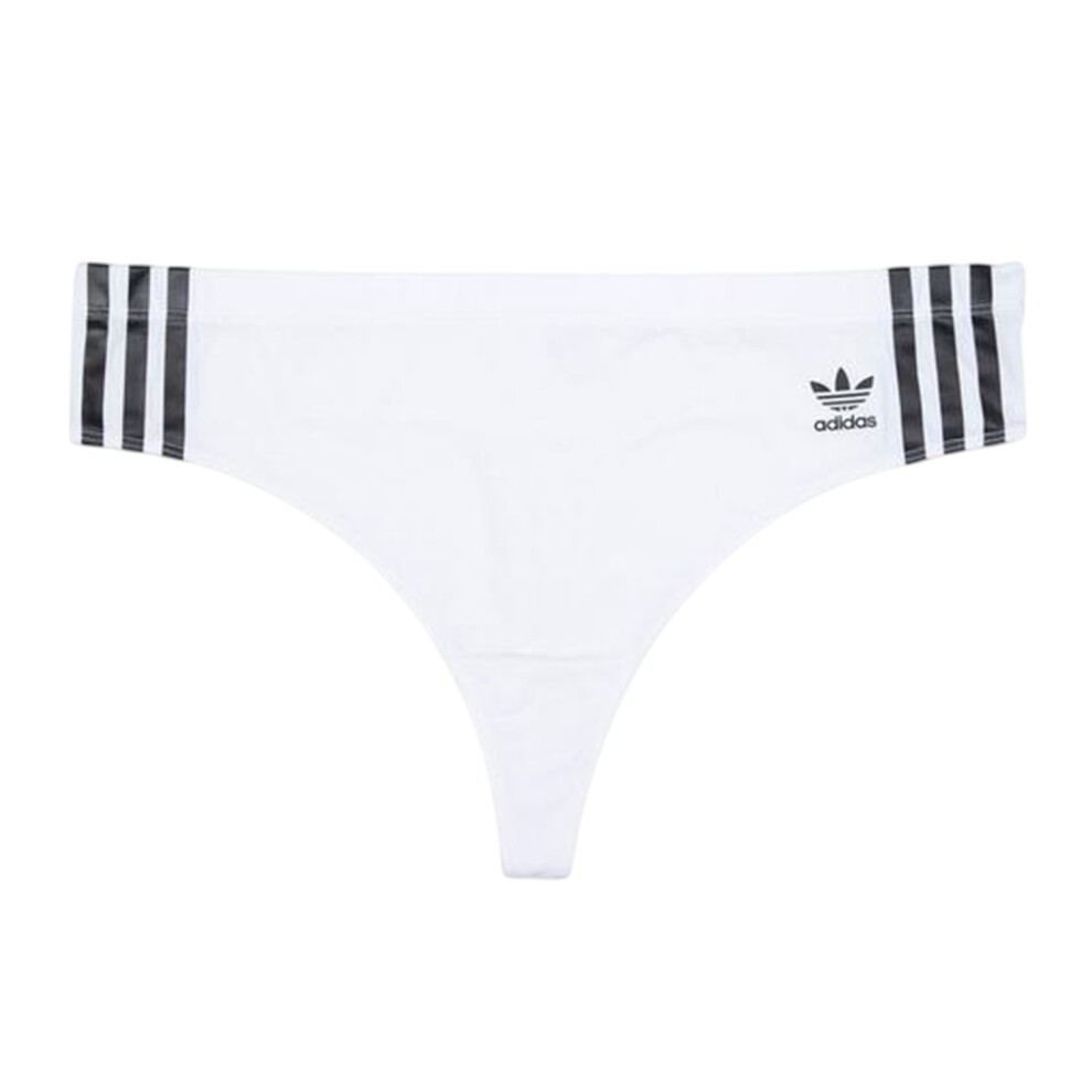Adidas (18 Uk, White) Womens/Ladies Adicolor Flex 3 Stripes Thong