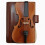 2026 Violin Notebook for Notes, Vintage Style PU Leather Journal for Journaling and Sketching 3