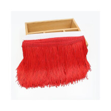 (Red) 10cm Sewing Fringe Trim - Fringe Tassel 15cm/10cm Width For Skirt Wedding Dress Lamp Shade Decoration