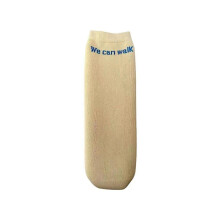 (Skin color L) Calf Prosthetic Gel Sleeve Silicone Sock Disabled Residual Limb Leg Below Knee Amputees Sheath Soft Cover Liner Stump Amputation