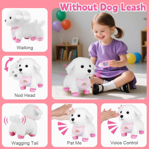 Ηλεκτρονικό παιχνίδι για σκύλους με τεχνητή νοημοσύνη, έξυπνο κουτάβι με τ 2