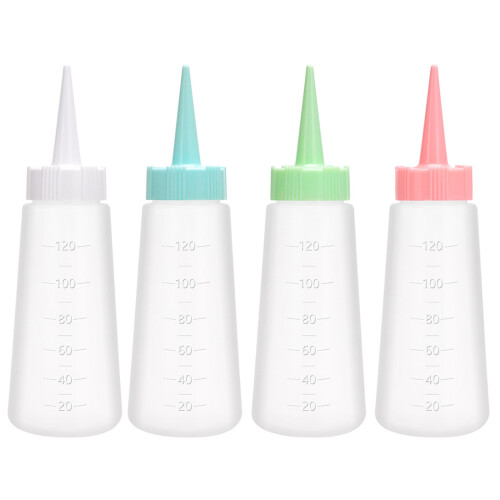 120 ml Haaröl-Applikatorflasche, Friseur-Färbeflasche,-Grün 1