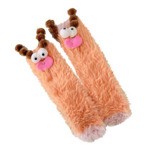 (Orange) Funny Monster Socks Fluffy Cartoon Socks For Childrens Kids Novelty Gift
