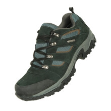 (13 UK, Black) Mountain Warehouse Mens Voyage Suede Waterproof Walking Shoes