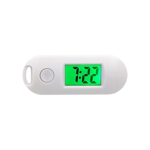 (White) Excellent Digital Clock Portable Student Digital Pocket