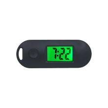 (Black) Excellent Digital Clock Portable Student Digital Pocket