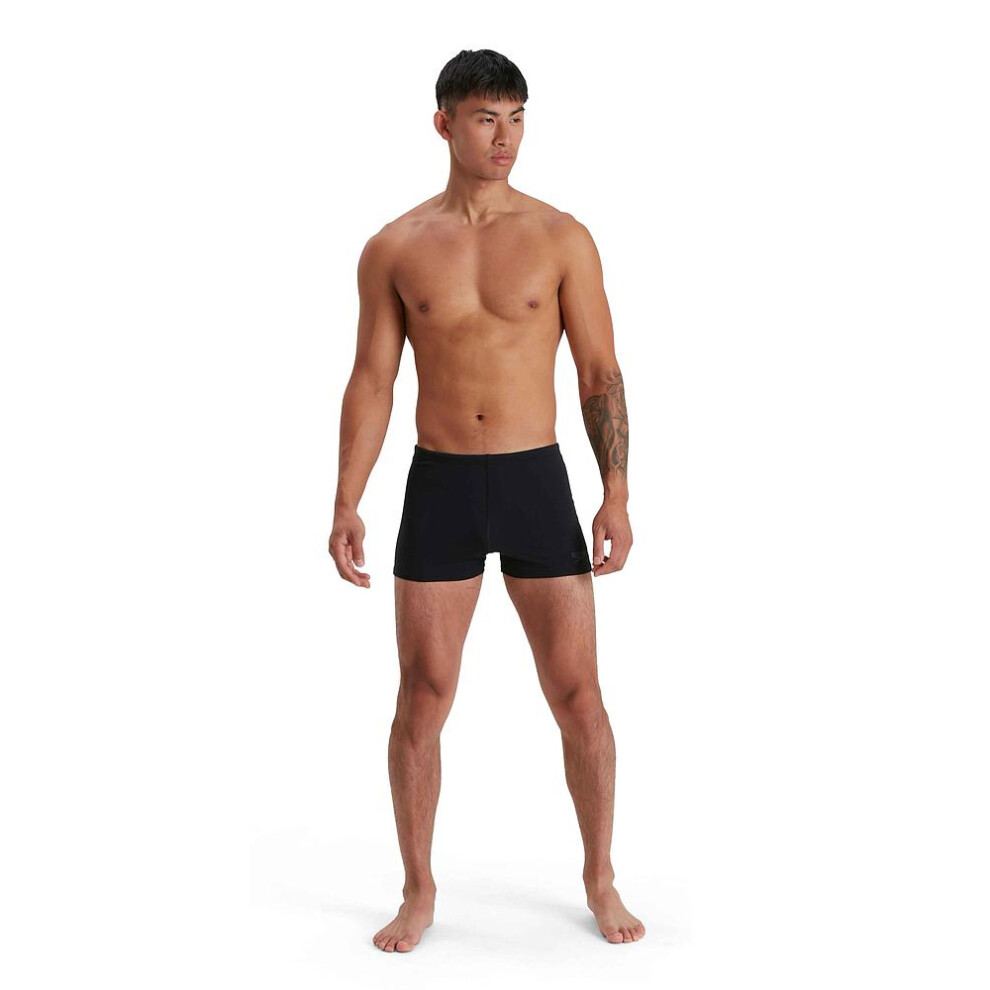 Speedo (32R, Black) Mens Eco Endurance+ Swim Shorts