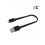 Green Cell Flat Cable USB-A - Lightning, 25 cm, hurtigopladning Apple 2.4A 1