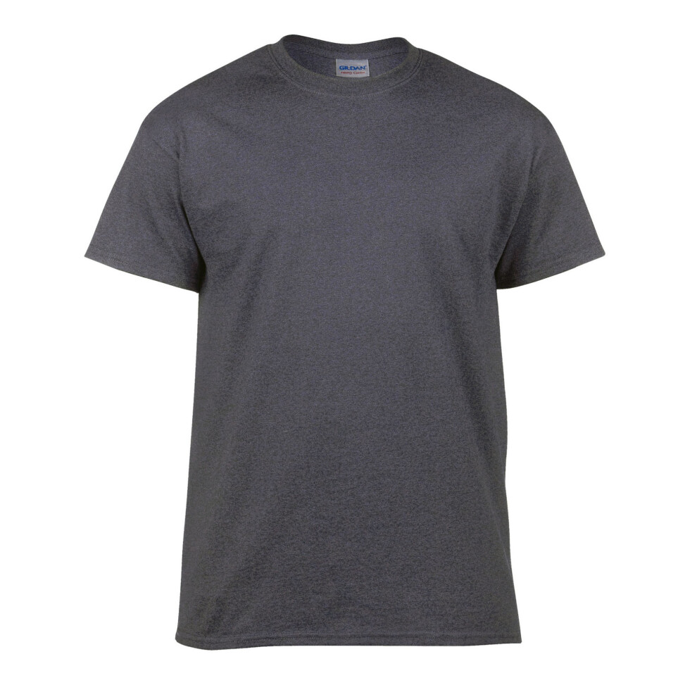 Gildan (Xl, Tweed) Unisex Adult Heavy Cotton T-Shirt