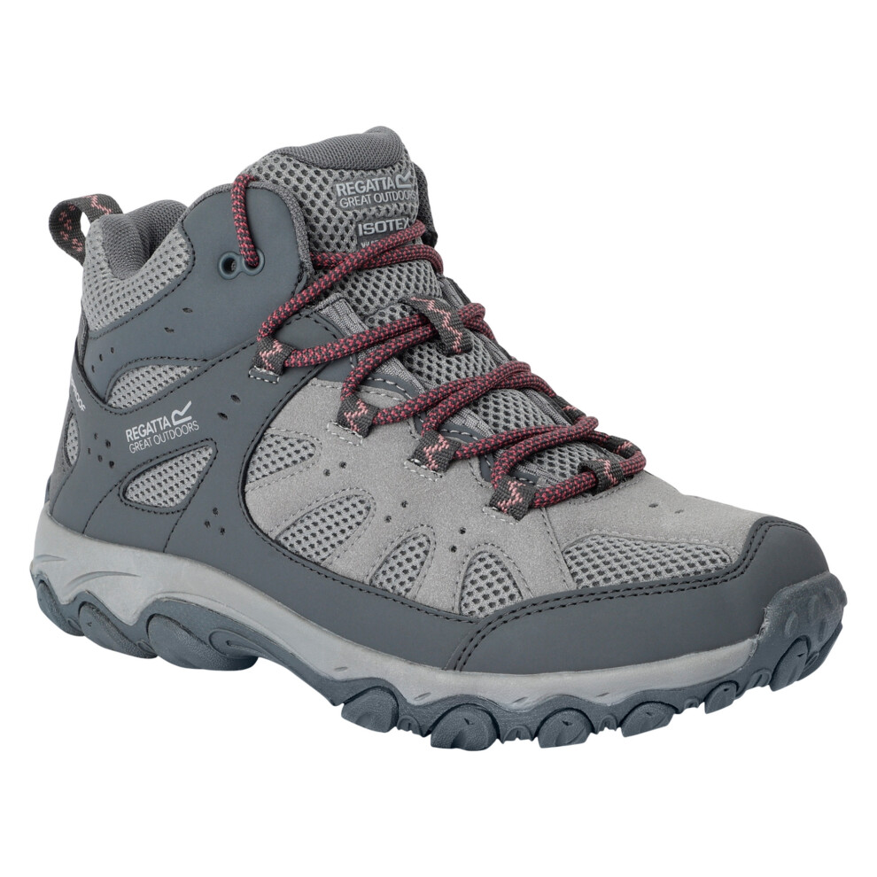 Regatta (5 Uk, Dark Steel/Dusty Rose) Womens/Ladies Edgepoint Iv Mid Cut Walking Boots