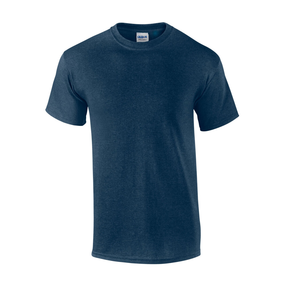 Gildan (M, Heather Navy) Unisex Adult Heather T-Shirt