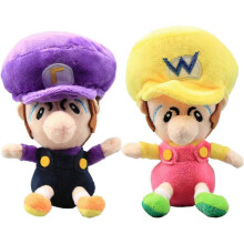 (As show, One size) Baby Wluigi & Baby Wario Plush 6'' Set 2pcs