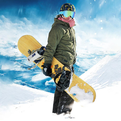 (Black Pink lens) Cylindrical Double Layer Ski Goggles Comfortable Windproof Snow Goggles For Skiing Snowmobiling 2