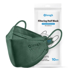 (Dark Green) 20pcs/30pcs Ffp2 Kn95 Mask Protection Mask 4 Layers Protective Mask Anti Dust Pollution Face Mask