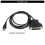 Câble d'imprimante série USB vers DB25 25 broches, cordon RS232 2
