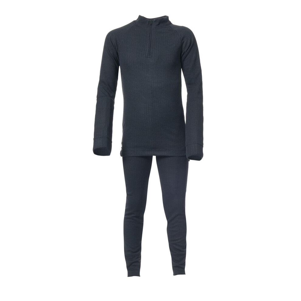 Trespass (L, Black X) Unisex Adult Unite360 Base Layer Set