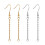 Extension de chaîne Durable, boucles d'oreilles en vrac,-Or 7