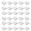 Hooks for Outdoor String Lights Clips 30 Pack Clips Clear Light Hook with 30 Waterproof Adhesive Backing 1