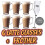 Set di 6 bicchieri da caffè latte e set di tazze con montalatte per cappuccino e tè. 1