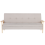 Beliani Sofa Bed 3 Seater TJORN Fabric Beige 1
