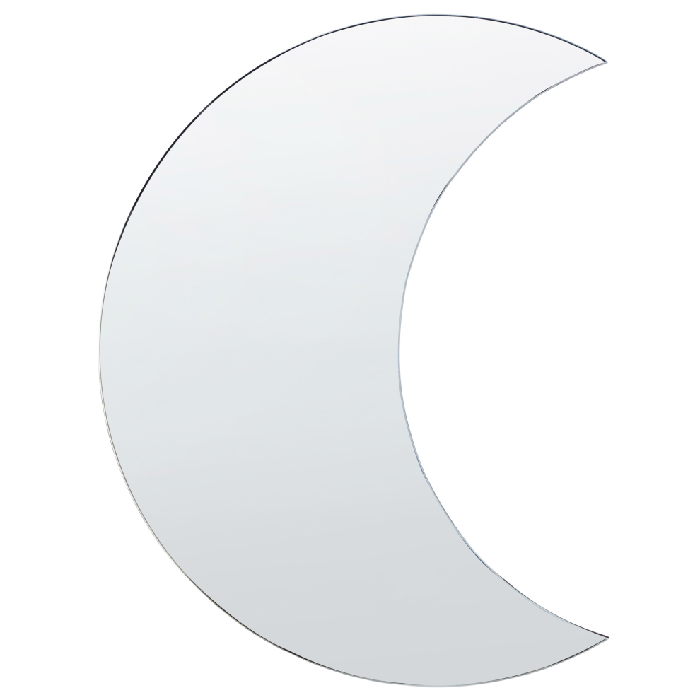 Beliani Wall Mirror Pesmes 40 Cm 60 Cm Silver
