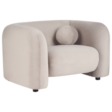 Armchair LEIREN Velvet Taupe