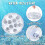 Lot de 2 lampes LED submersibles étanches avec télécommande, 10 LED, 16 couleurs, éclairage sous-marin 3