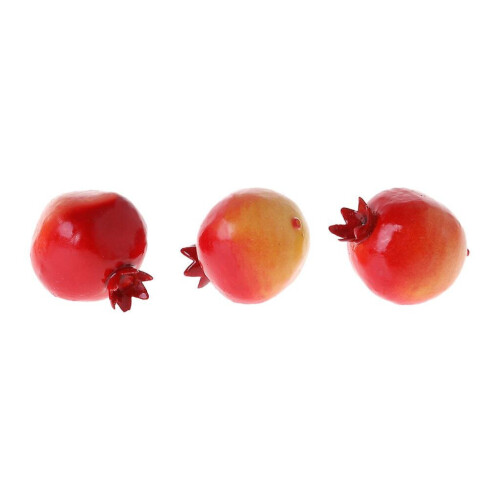20pcs Lifelike Simulation Artificial Pomegranate Fake Fruit Home Party Decor 1