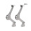 2pcs Heavy Duty Lid Support Hinges Soft Close Folding Lid Stay Hinge Keep Lid Hinge Open For Cabinet 3