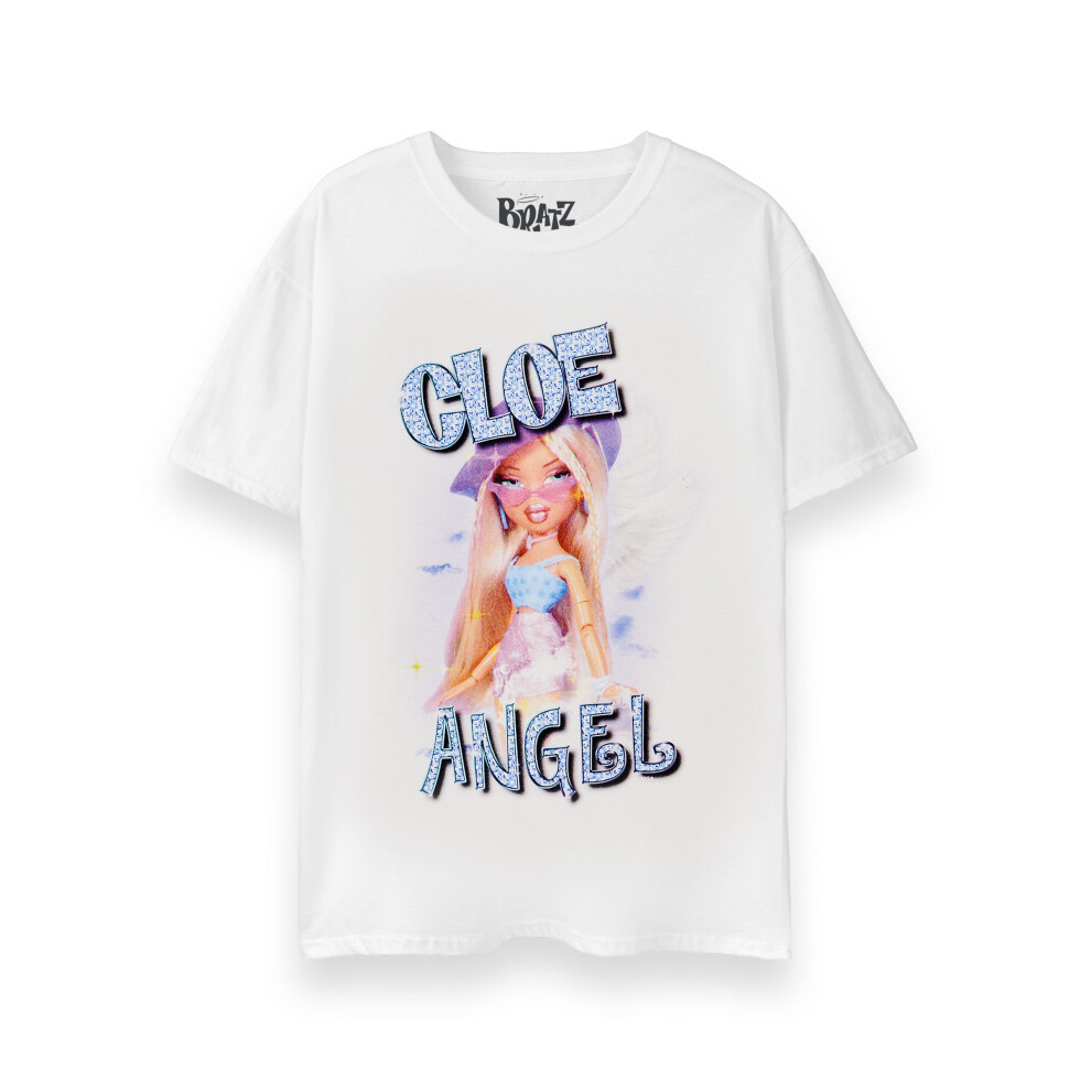 Bratz (Small) Short Sleeved T-Shirt (Womens White)