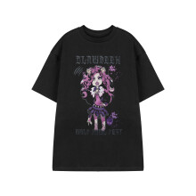 (X-Large) Monster High Short Sleeved T-Shirt (Womens Black)