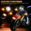 4 clignotants de moto à LED orange pour 4