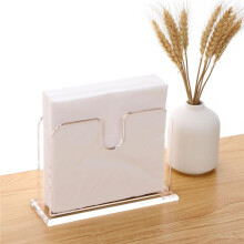 Napkin Holder, Acrylic Dining Table Dispenser for Cocktail Tissue, Clear Containers for Organizing Kitchen Paper