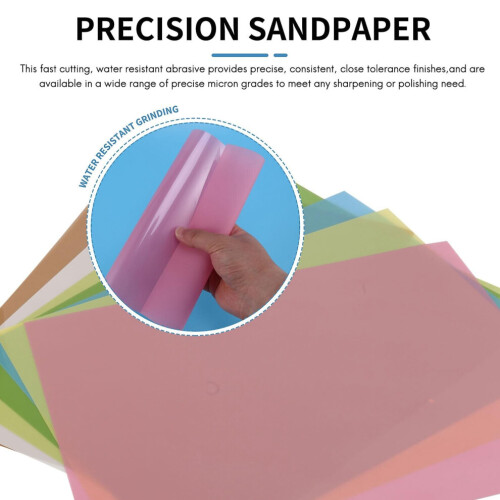 7 st/set Läppfilmsark Sortiment Precision För Polering Sandpapper 1500/2000/4000/6000/8000/ 1