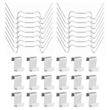 150 Pack Greenhouse Glazing Clips, with 75 W Wire Clips for Greenhouse Glazing and 75 Z Overlap Clips for Greenhouse Glazing for Greenhouse Fixing