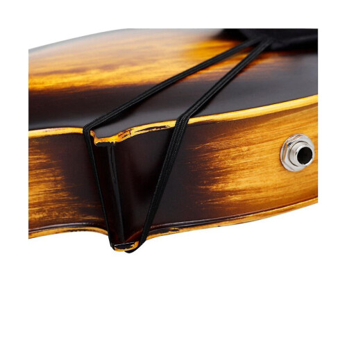 4/4-4/3 Spallaccio universale in flanella per violino, puro cotone, comodo e imbottito, accessori per 1