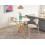 Beliani Dining Table ALTURA Transparent 90 cm 90 cm 2
