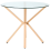 Beliani Dining Table ALTURA Transparent 90 cm 90 cm 4