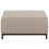 Beliani Ottoman ROVIGO Fabric Beige 4