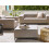 Beliani Ottoman ROVIGO Fabric Beige 2