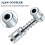 Grease Nozzle Adapter Grease - Accessory 90 Degree Grease Coupler Adapter With Sleeve 3 Jaw Angle G 3