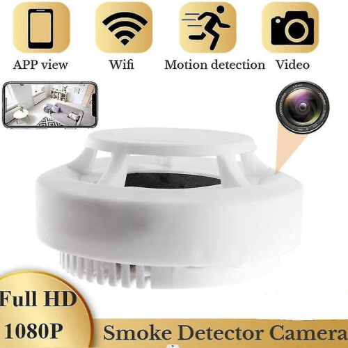Hidden Camera Smoke Detector - 1080p Wifi Security Camera With Motion Detection Night Vision And Clo 2