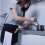 Server Aprons Skirts With Pockets Solid Color 3 Pockets Polyester Cotton Fabric For Cleaning Painting 4