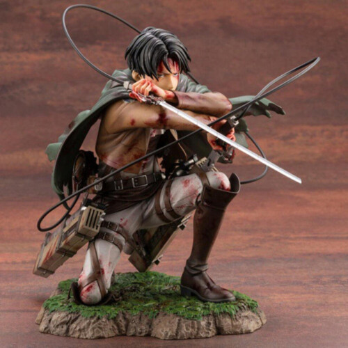 Attack on Titan Levi Ackerman PVC-figur Anime Actionfigur Modellleksak 1