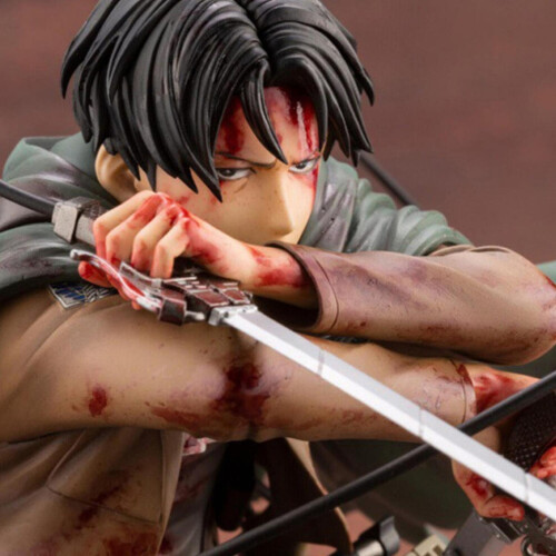 Attack on Titan Levi Ackerman PVC-figur Anime Actionfigur Modellleksak 2