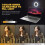 Videoconferentieverlichtingsset, dimbare LED-ringlamp voor computer-/laptopmonitor 3