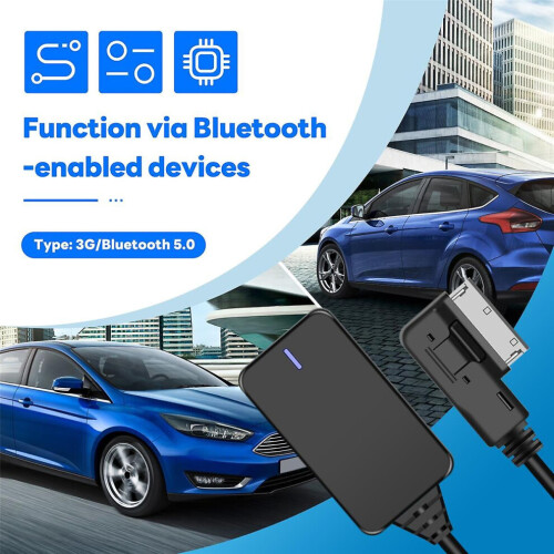 Cavo adattatore Bluetooth wireless MMI Aux per audio, musica e auto con Bluetooth per A3 A4 B8 B6 Q5 1