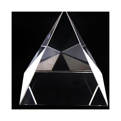 Optical Glass Pyramid 40mm High Rectangular Polyhedron Suitable For Teaching Experiments 1