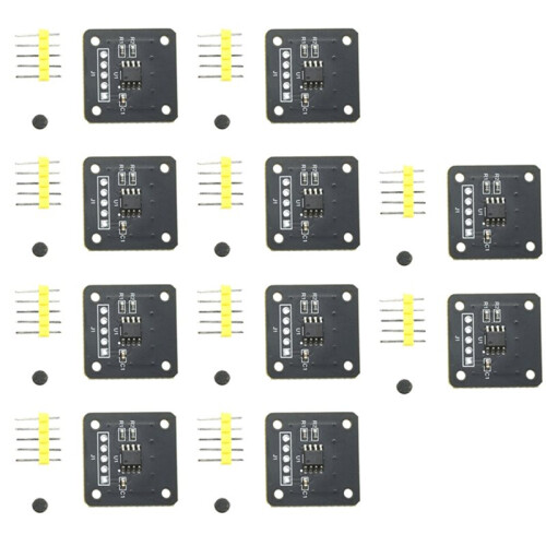 10Pcs MT6701 Magnetic Encoder Module 14Bit Magnetic Induction Angle Measurement Sensor Replacement for AS5600