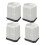 4 Pack Furniture Risers, Stackable Plastic Height Blocks, Moisture-Proof for Table Sofa Chair 2